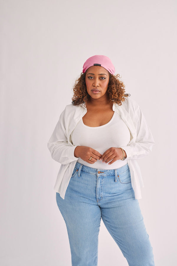 The Slap (Satin-lined cap) - Bubble Gum Pink