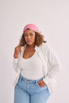 The Slap (Satin-lined cap) - Bubble Gum Pink