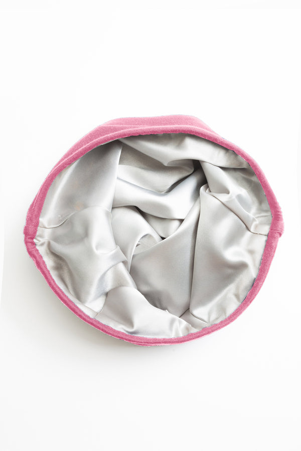 The Slap (Satin-lined cap) - Bubble Gum Pink