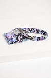 Satin-Lined Headband - Black Floral