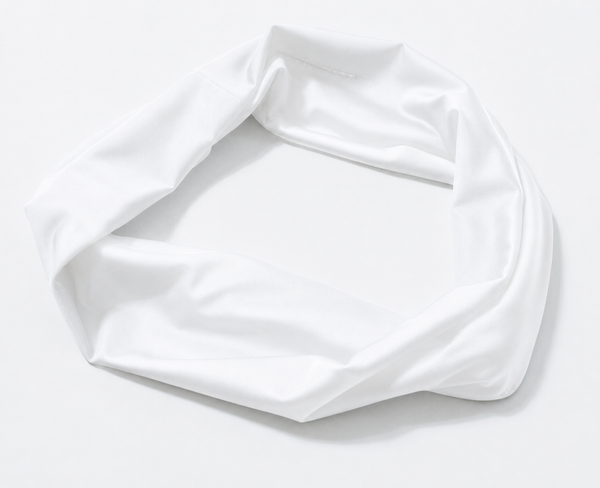 Jersey Knit Headband - White