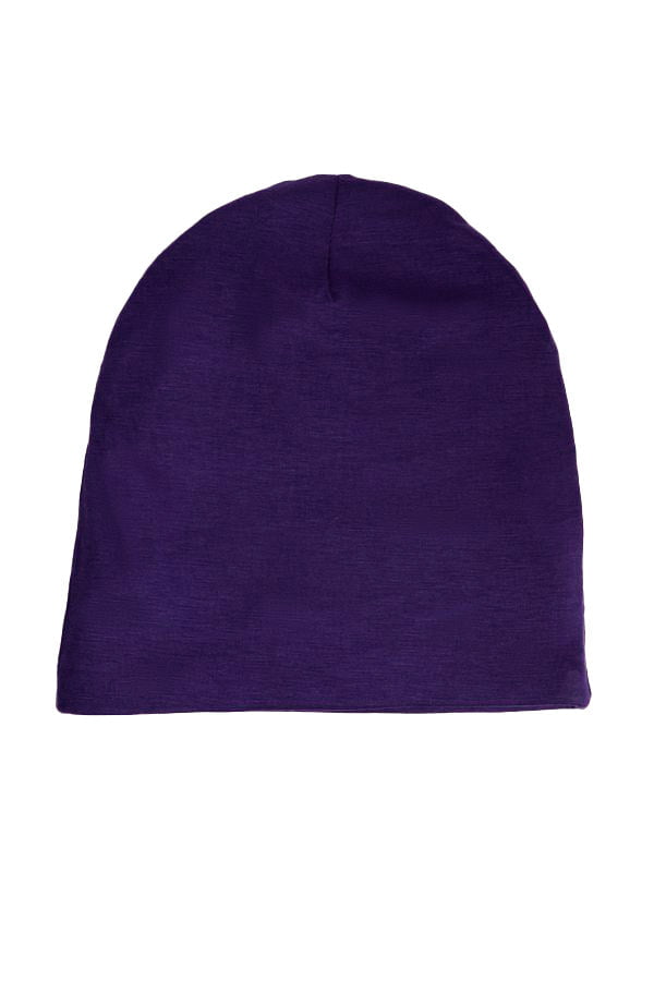 Purple Adjustable Slap | Satin-Lined Cap