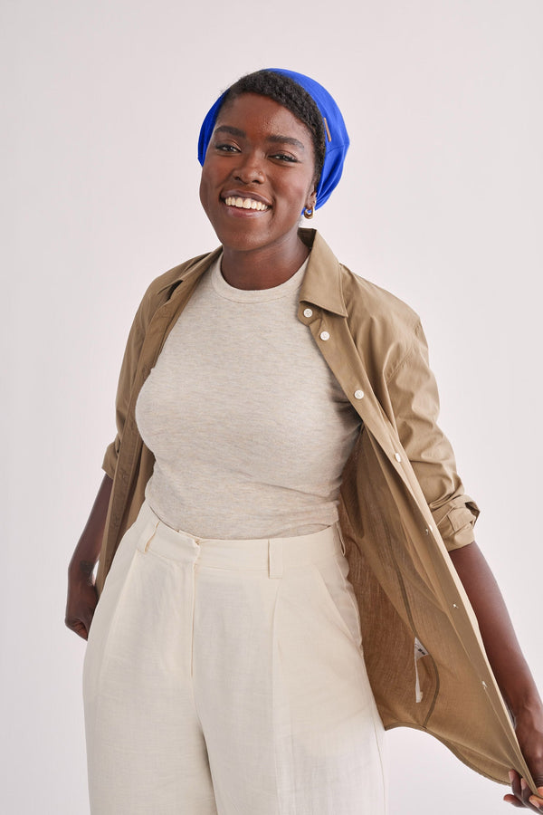 Royal Blue Adjustable Slap | Satin-Lined Cap