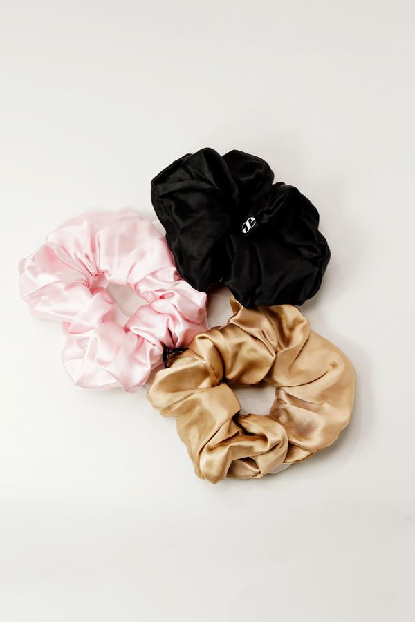 Thick Silk Scrunchie - 3 Pack