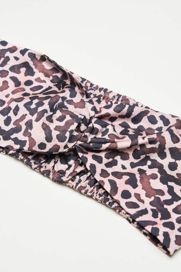 Spotted Print Wrap-Style Headband