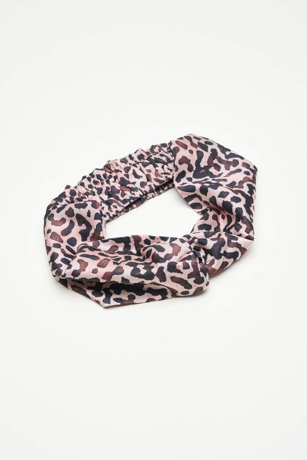 Spotted Print Wrap-Style Headband