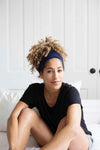Grace Eleyae Headband Jersey Knit Headband - Navy