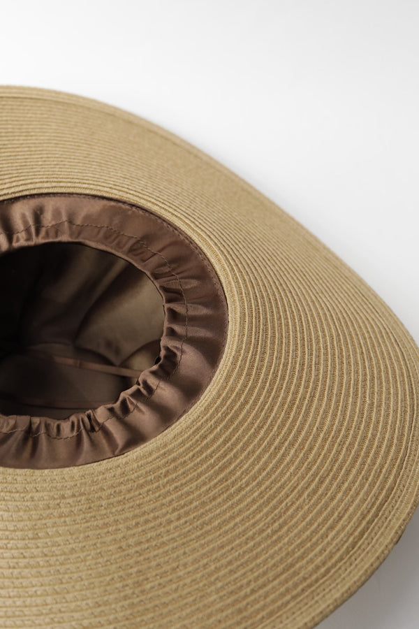Havanna Satin-Lined Straw Hat