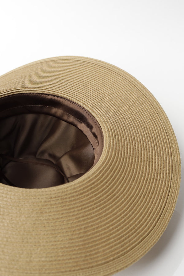 Havanna Satin-Lined Straw Hat