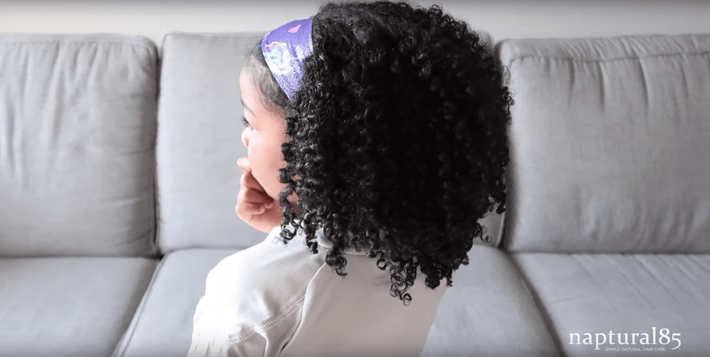 Naptural85's Quick Braid Out + Night Routine for Kids.