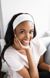 Jersey Knit Headband - White