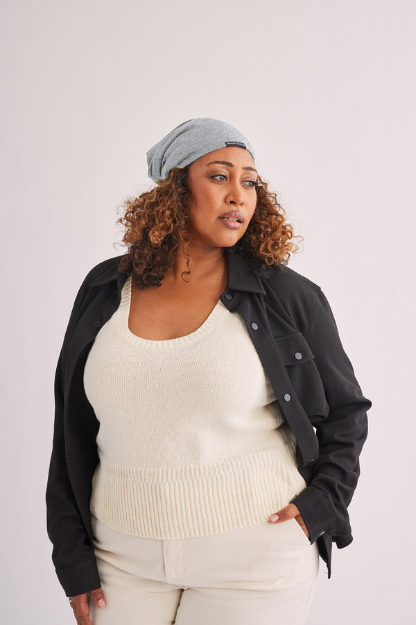 The Slap (Satin-lined cap) - Light Gray