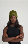 High Top Beanie - Olive