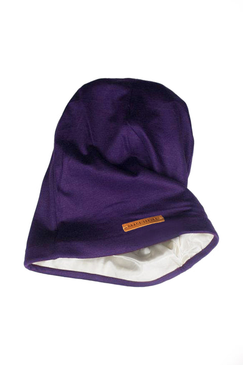 The Slap (Satin-lined cap) - Purple