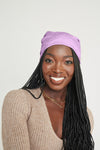 Lavender Adjustable Slap | Satin-Lined Cap
