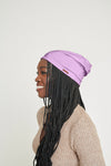 Lavender Adjustable Slap | Satin-Lined Cap