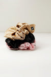 Thick Silk Scrunchie - 3 Pack