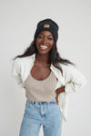 High Top Beanie - Black