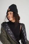 High Top Beanie - Black