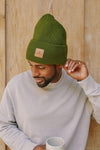 High Top Beanie - Olive