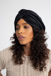Silk Twist Turban - Black