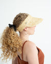 Colbie Satin-Lined Visor