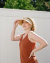 Colbie Satin-Lined Visor