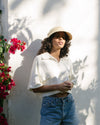 Colbie Satin-Lined Visor