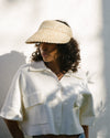 Colbie Satin-Lined Visor