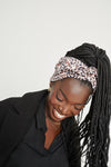Spotted Print Wrap-Style Headband