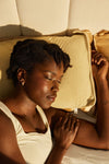 Micro Fiber/Satin Towel Pillow Cover - Walnut