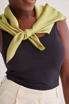 Satin Scarf - Celery