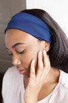 Grace Eleyae Headband Jersey Knit Headband - Navy