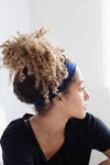 Grace Eleyae Headband Jersey Knit Headband - Navy