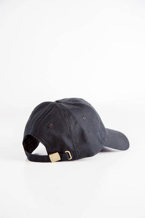 Grace Eleyae Hats Black Satin-Lined Baseball Hat